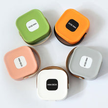 Load image into Gallery viewer, Travel Mini Charger Organizer Portable Headphone Cable Organizer Office Plastic Multifunctional Jewelry Box
