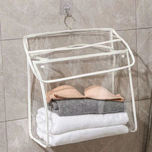Load image into Gallery viewer, Waterproof Hanging Bathroom Bag Mobile Phone Clothing Storage Bag Cosmetic Storage Bag Transparent Wash Bag
