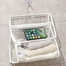 Load image into Gallery viewer, Waterproof Hanging Bathroom Bag Mobile Phone Clothing Storage Bag Cosmetic Storage Bag Transparent Wash Bag

