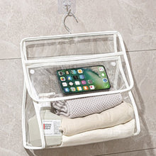 Load image into Gallery viewer, Waterproof Hanging Bathroom Bag Mobile Phone Clothing Storage Bag Cosmetic Storage Bag Transparent Wash Bag
