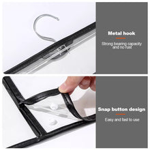 Load image into Gallery viewer, Waterproof Hanging Bathroom Bag Mobile Phone Clothing Storage Bag Cosmetic Storage Bag Transparent Wash Bag
