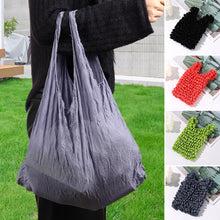 Load image into Gallery viewer, Creative Magic Expansion Fold Pleated Flexible Stretch Bags Shopping Bag Large Capacity Multi Purpose Bubble Elastic Bubble Bag

