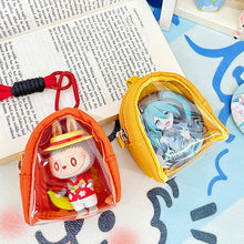 Load image into Gallery viewer, Clear Display Pouch Portable Figure Display Pouch Dustproof Collectibles Display Case Dolls Carrying Case With Zipper Closure
