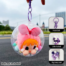 Load image into Gallery viewer, Acrylic Hollow Christmas Ball DIY Transparent Balls Fillable Bauble Xmas Tree Hanging Ornaments Home Party Gifts Decor
