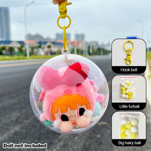 Load image into Gallery viewer, Acrylic Hollow Christmas Ball DIY Transparent Balls Fillable Bauble Xmas Tree Hanging Ornaments Home Party Gifts Decor
