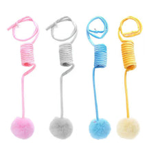 Load image into Gallery viewer, Pet Toy Interactive Cat Toys Funny Cat Stick Spring Rope Ball Plush Toy Interactive Play Training Toys Cats Supplies
