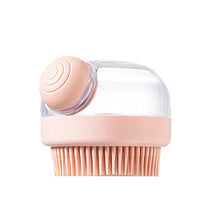 Load image into Gallery viewer, 1Pc Pet Bath Brush Soft Silicone With Shampoo Dispenser Gentle Massage For Grooming And Cleaning Fur And Hair
