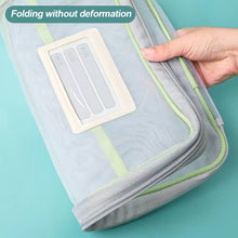 Load image into Gallery viewer, A4 Stationery Storage Bag Double-layer Mesh Zipper Bag Large Capacity Organizer Folders School Office Supplies Stationary Bags
