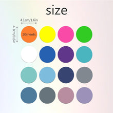 Load image into Gallery viewer, 160 Sheets Colors Transparent Sticky Notes Waterproof Index Tabs Stickers Memo Stationery School Office Supplies
