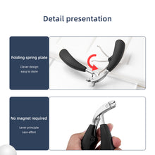 Load image into Gallery viewer, Curved Stainless Steel Nail Clipper Anti-splash Automatic Nail Chip Storage Nail Clipper Washable Rust Resistant Manicure Tool
