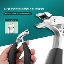 Load image into Gallery viewer, Curved Stainless Steel Nail Clipper Anti-splash Automatic Nail Chip Storage Nail Clipper Washable Rust Resistant Manicure Tool
