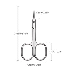 Load image into Gallery viewer, Stainless Steel Dead Skin Scissors Sharp Durable Rust Resistant Cuticle Scissors Dead Skin Remover Cuticle Clipper Trimmer Manicure Tool
