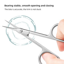 Load image into Gallery viewer, Stainless Steel Dead Skin Scissors Sharp Durable Rust Resistant Cuticle Scissors Dead Skin Remover Cuticle Clipper Trimmer Manicure Tool
