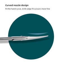 Load image into Gallery viewer, Stainless Steel Dead Skin Scissors Sharp Durable Rust Resistant Cuticle Scissors Dead Skin Remover Cuticle Clipper Trimmer Manicure Tool
