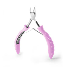 Load image into Gallery viewer, Stainless Steel Nail Cuticle Scissors Plastic Handle Dead Skin Remover Manicure Clipper Scissor Pedicure Fingernail Trimming Tool
