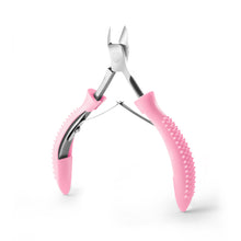 Load image into Gallery viewer, Stainless Steel Nail Cuticle Scissors Plastic Handle Dead Skin Remover Manicure Clipper Scissor Pedicure Fingernail Trimming Tool
