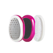 Load image into Gallery viewer, 3-in-1 Stainless Steel Foot Grinder Exfoliating Foot Callus Remover Foot File Washable Durable Manual Home Foot Care Tool
