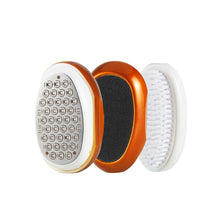 Load image into Gallery viewer, 3-in-1 Stainless Steel Foot Grinder Exfoliating Foot Callus Remover Foot File Washable Durable Manual Home Foot Care Tool

