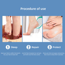 Load image into Gallery viewer, 3-in-1 Stainless Steel Foot Grinder Exfoliating Foot Callus Remover Foot File Washable Durable Manual Home Foot Care Tool

