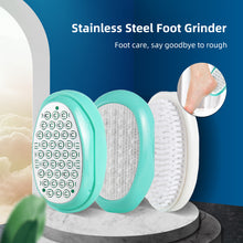 Load image into Gallery viewer, 3-in-1 Stainless Steel Foot Grinder Exfoliating Foot Callus Remover Foot File Washable Durable Manual Home Foot Care Tool
