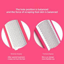 Load image into Gallery viewer, Stainless Steel Foot Grinder Remove Dead Skin Calluses Exfoliating Foot File Washable Durable Manual Home Pedicure Tool
