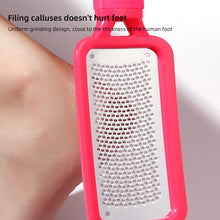 Load image into Gallery viewer, Stainless Steel Foot Grinder Remove Dead Skin Calluses Exfoliating Foot File Washable Durable Manual Home Pedicure Tool
