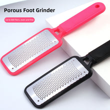 Load image into Gallery viewer, Stainless Steel Foot Grinder Remove Dead Skin Calluses Exfoliating Foot File Washable Durable Manual Home Pedicure Tool
