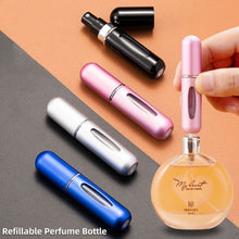 Load image into Gallery viewer, 5ml Portable Refillable Perfume Bottle Self-pumping Spray Bottle Bottom Filling Perfume Bottle Reusable Multi-colored Perfume Bottle
