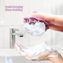 Load image into Gallery viewer, Petal-shaped Silicone Face Brush Soft Multifunctional Facial Cleaning Massage Brush Compact Portable Cleaning Pores Exfoliating Tool
