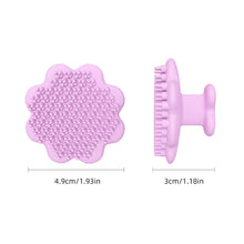 Load image into Gallery viewer, Petal-shaped Silicone Face Brush Soft Multifunctional Facial Cleaning Massage Brush Compact Portable Cleaning Pores Exfoliating Tool
