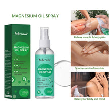 Load image into Gallery viewer, Non-sticky Quick Drying Magnesium Oil Spray Soothe Soften Skin Relieve Muscle Body Pain Relax Body Mind Skincare Magnesium Oil Body Spray
