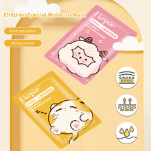 Load image into Gallery viewer, Cartoon Animal Facial Mask Deep Hydrating Moisturizing Nourishing Portable Non-irritant Facial Mask Skin Care for Children
