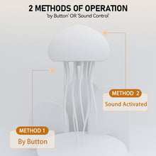 Load image into Gallery viewer, Voice Control Dancing Jellyfish Lamp Rechanging Table Night Light Color Changing Atmosphere Light Birthday Valentine's Day Christmas Gift
