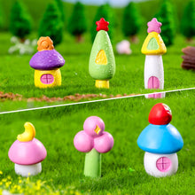 Load image into Gallery viewer, Micro Landscape Creative Cute Cartoon Mushroom House Gardening Landscape DIY Decoration Accessories Miniature Small Ornaments
