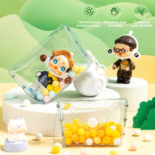 Load image into Gallery viewer, Bubble Mart Baby Walk Bag PVC Transparent Mini Cartoon Doll Pendant Bag Wholesale Handmade Blind Box Storage Bag
