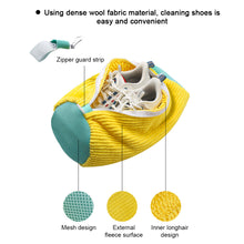 Load image into Gallery viewer, Lazy Shoe Washing Tool Specialized Anti Deformation Protective Washing Bag for Washing Machine Household Filter, Thickened Soft Fur Shoes Scrubbing Shoe Bag
