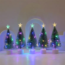 Load image into Gallery viewer, Christmas Tree LED Night Light Atmosphere Lamp Decoration Table Light Plastic Pine Needles Night Lamp Home Holiday Light
