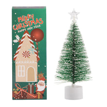 Load image into Gallery viewer, Christmas Tree LED Night Light Atmosphere Lamp Decoration Table Light Plastic Pine Needles Night Lamp Home Holiday Light
