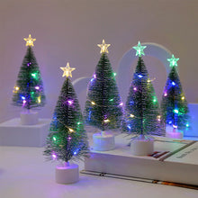 Load image into Gallery viewer, Christmas Tree LED Night Light Atmosphere Lamp Decoration Table Light Plastic Pine Needles Night Lamp Home Holiday Light

