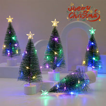 Load image into Gallery viewer, Christmas Tree LED Night Light Atmosphere Lamp Decoration Table Light Plastic Pine Needles Night Lamp Home Holiday Light
