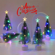 Load image into Gallery viewer, Christmas Tree LED Night Light Atmosphere Lamp Decoration Table Light Plastic Pine Needles Night Lamp Home Holiday Light
