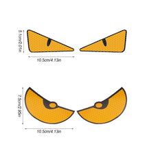 Load image into Gallery viewer, 2Pcs Universal Car Reflector Sticker Safety Warning Mark High Reflective Eyes for Car Bike Helmet Sticker Motorcycle
