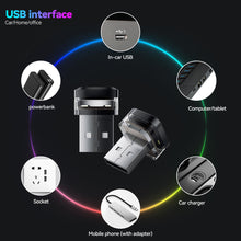 Load image into Gallery viewer, USB Car Interior Ambient Atmosphere Light LED Signal Lights Auto Reading Lamp Decorations Decorative
