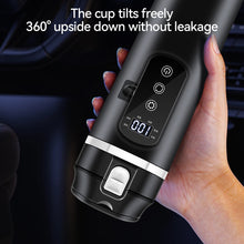 Load image into Gallery viewer, 12V/24V 500ml Heated Smart Car Heating Cup Temperature Control Electric Kettle Stainless Steel Cup Water Warmer Bottle
