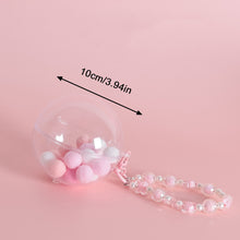 Load image into Gallery viewer, Acrylic Transparent Storage Ball Ornament Round Ball Bag Small Round Bag Crybaby Constellation Series Doll Storage Display Ball

