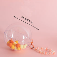 Load image into Gallery viewer, Acrylic Transparent Storage Ball Ornament Round Ball Bag Small Round Bag Crybaby Constellation Series Doll Storage Display Ball
