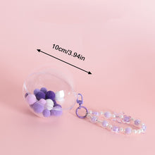 Load image into Gallery viewer, Acrylic Transparent Storage Ball Ornament Round Ball Bag Small Round Bag Crybaby Constellation Series Doll Storage Display Ball
