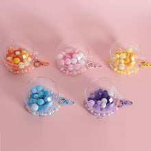 Load image into Gallery viewer, Acrylic Transparent Storage Ball Ornament Round Ball Bag Small Round Bag Crybaby Constellation Series Doll Storage Display Ball
