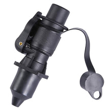 Load image into Gallery viewer, 12V 3 Pin 3 Pole Plug-in Trailer Socket Connectors Round Trailer Tractor Plug for Electrical Caravan Truck
