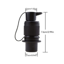 Load image into Gallery viewer, 12V 3 Pin 3 Pole Plug-in Trailer Socket Connectors Round Trailer Tractor Plug for Electrical Caravan Truck
